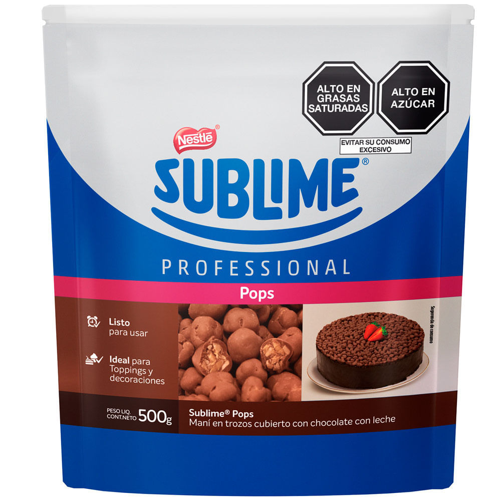 Maní en Trozos con Chocolate NESTLÉ Sublime Doypack 500g