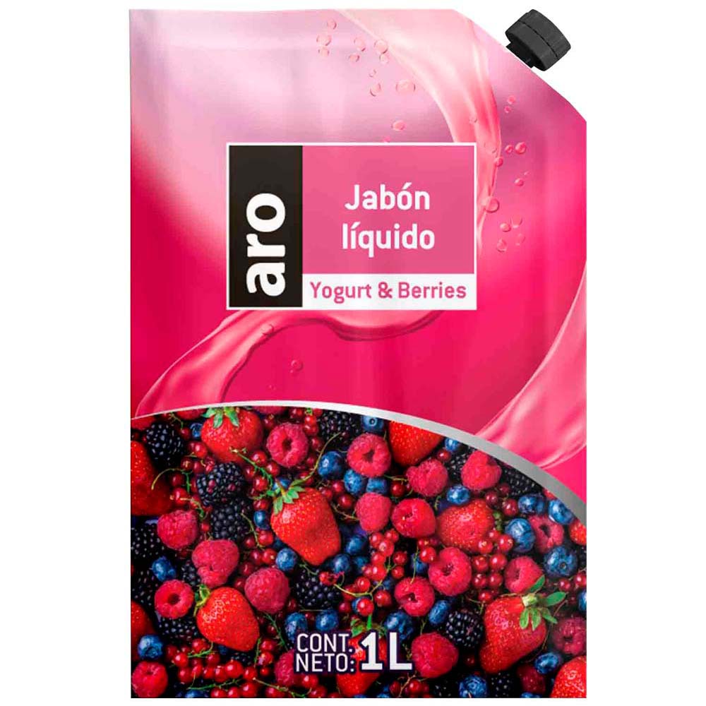 Jabón Cremoso Berries ARO Doypack 1L
