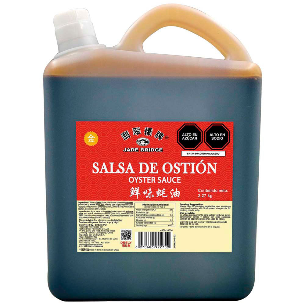 Salsa de Ostión JADE BRIDGE Galonera 2.27 Kg