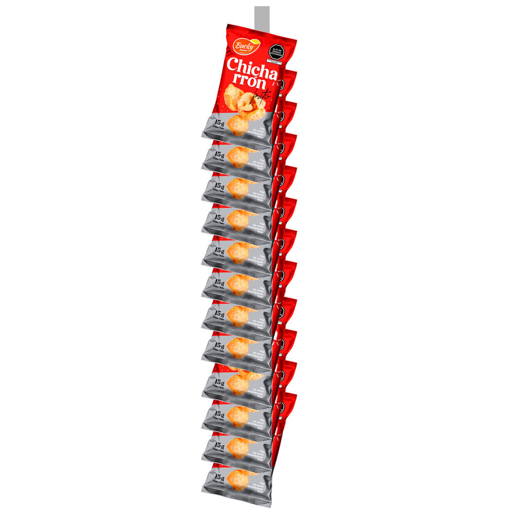Chicharrón BUCKY Paquete 12un