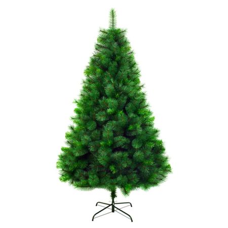 Árbol De Navidad De Rama Nevada, Pino Delgado Con Bisagras Con Base De Metal (2023) E-210 Árbol De Navidad Artificial, Incluye Soportes De Patas De Hierro Reforzados (diseño 2023) - A-150