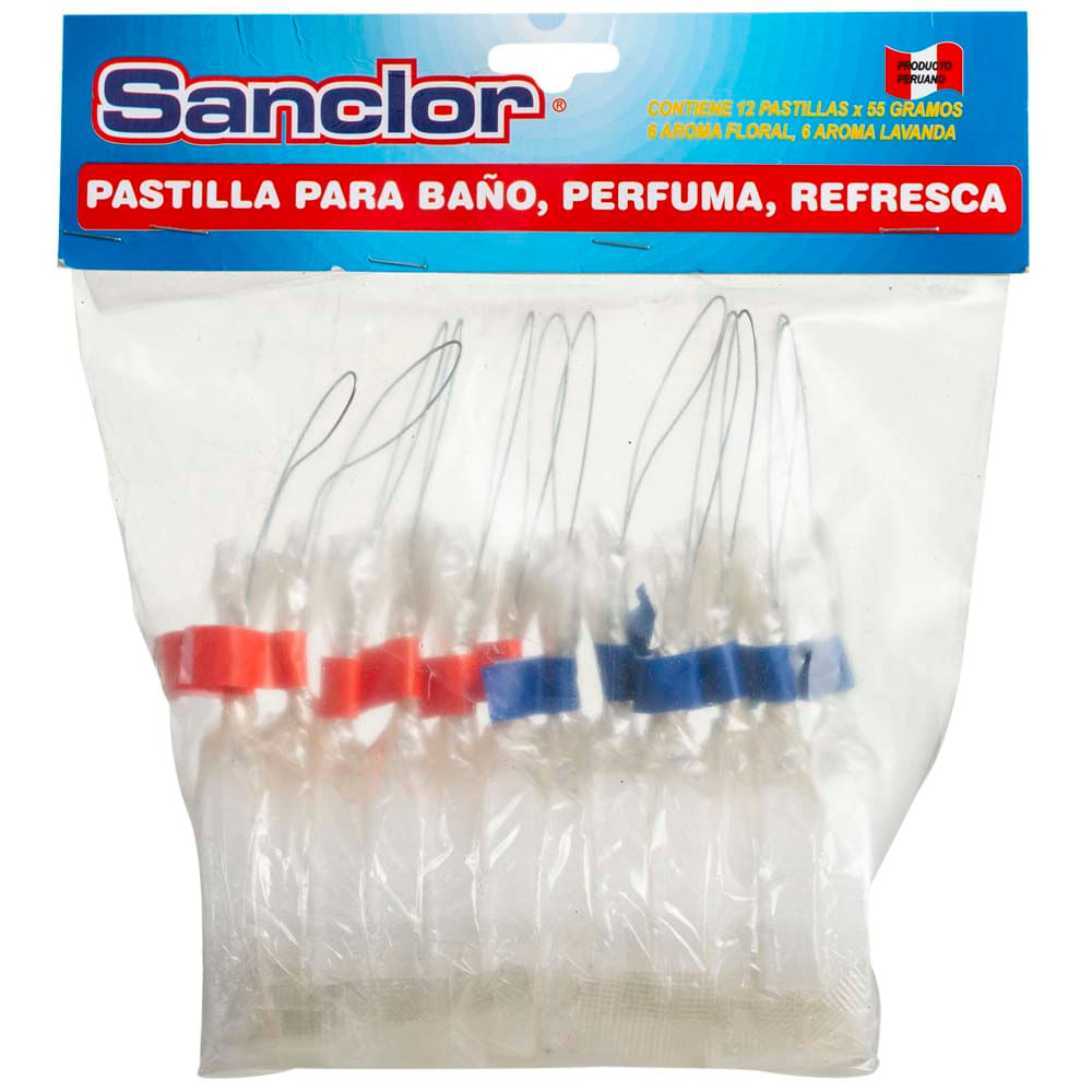 Pastilla Western Clean SANCLOR Paquete 55g x 12un