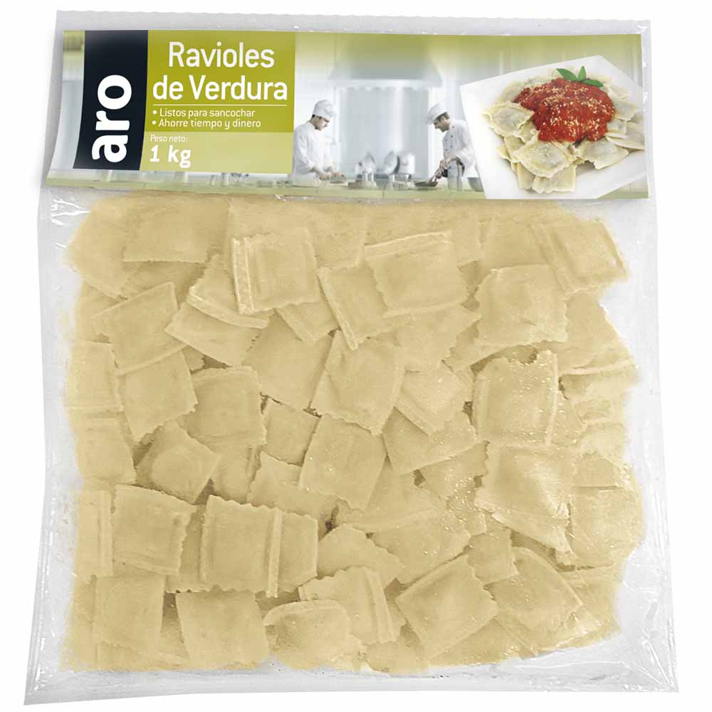 Ravioles De Verduras Aro X 1 Kg