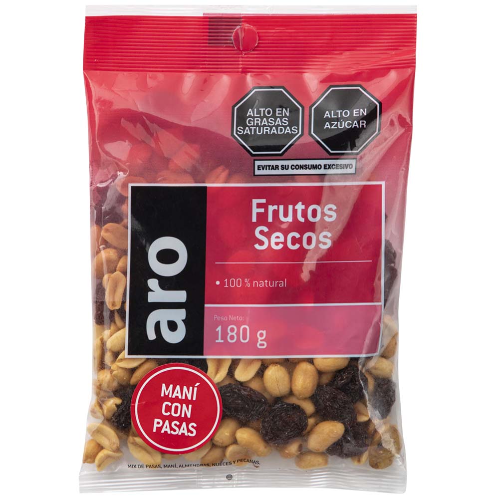 Maní con Pasas ARO 180g