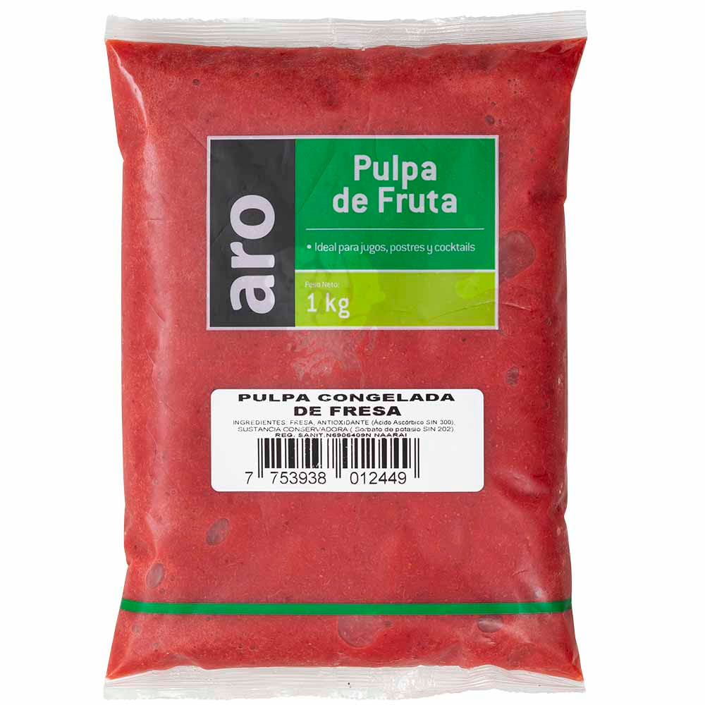 Pulpa de Fresa ARO 1Kg