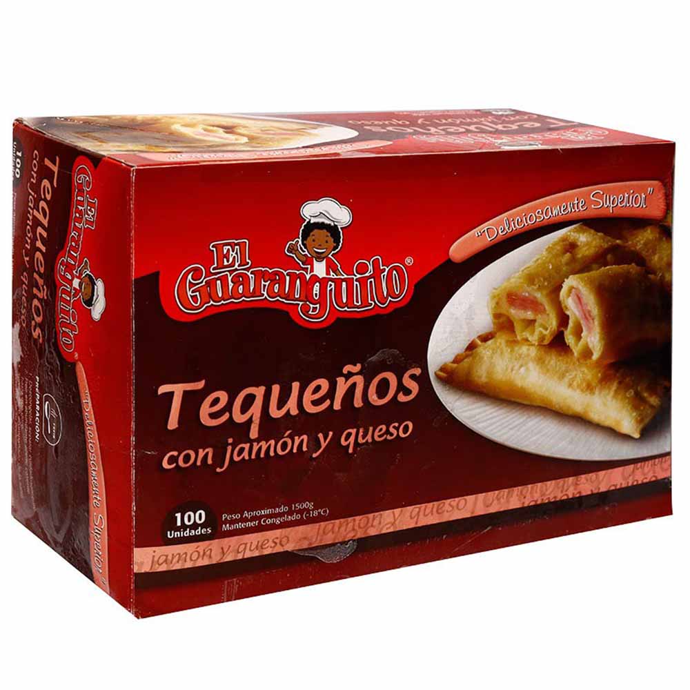 Tequeños De Jamón Y Queso El Guaranguito Paquete 100un