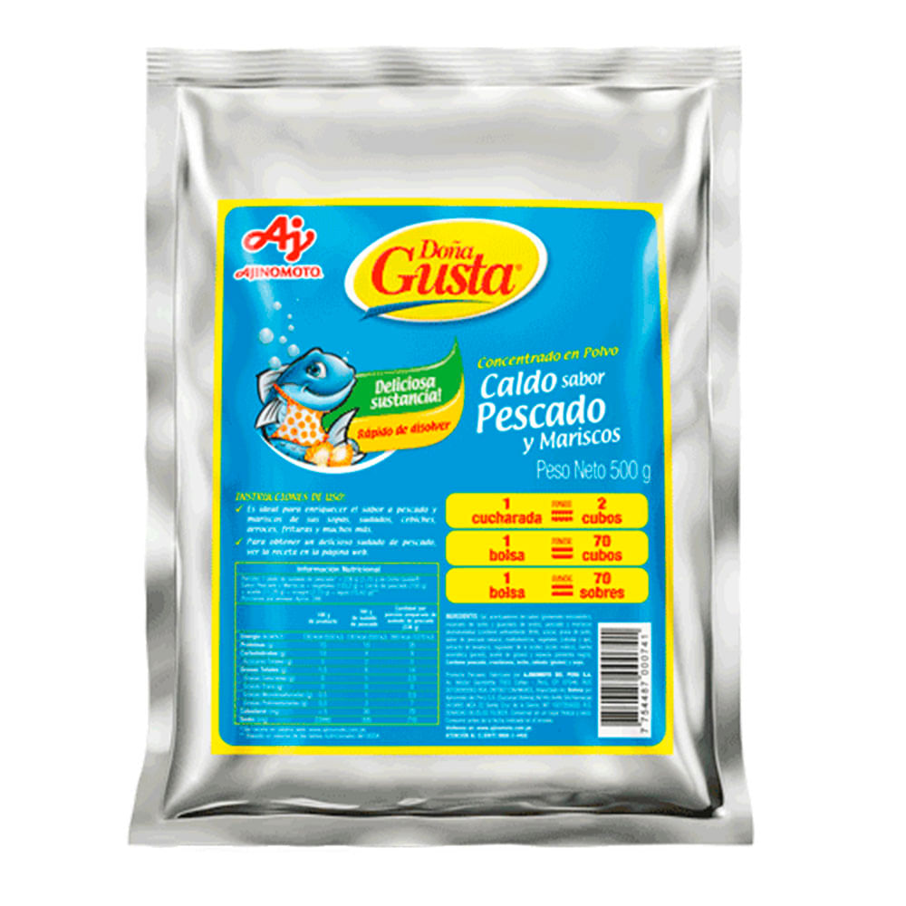 Caldo para Mariscos DOÑA GUSTA Sobre 500g