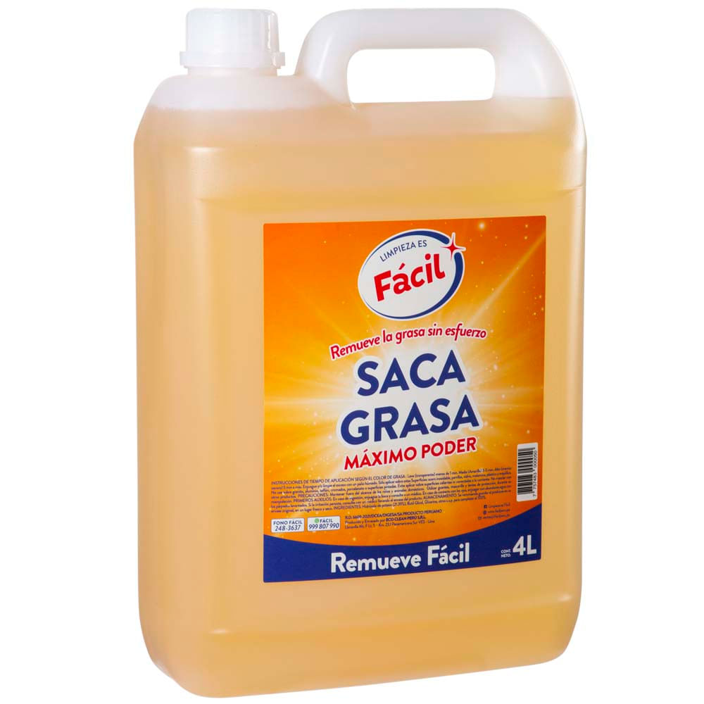 Saca Grasa FACIL Galonera 4L