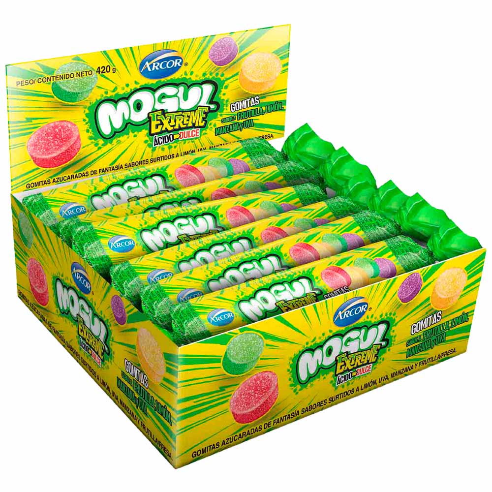 Gomitas Rollo Mogul Extreme 12 x35g