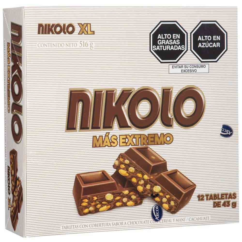 Chocolate NIKOLO XL Paquete 43g