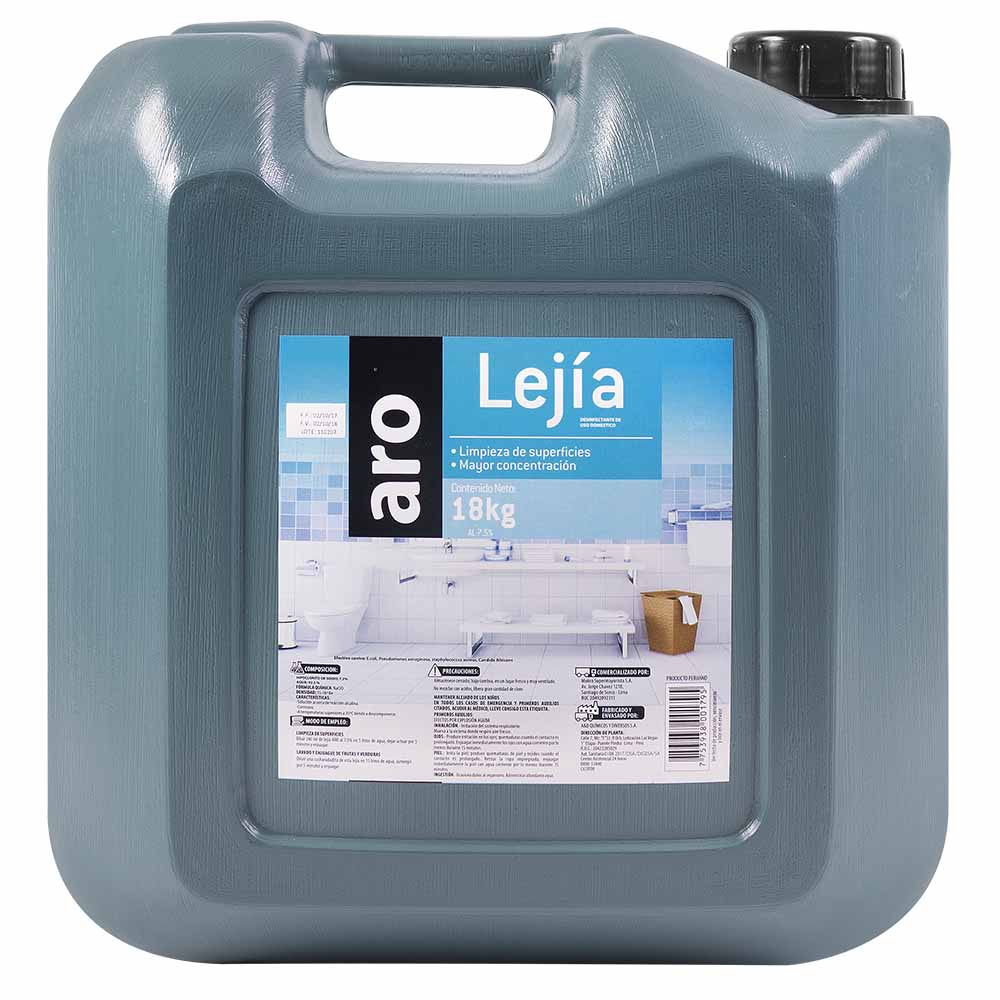 Lejía Concentrada Aro Bidón 18Kg