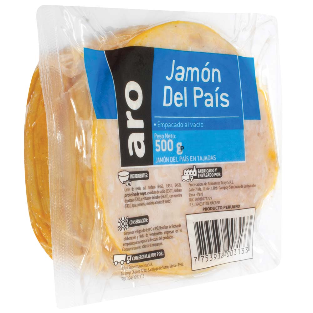 Jamón del País ARO Taj X 500G