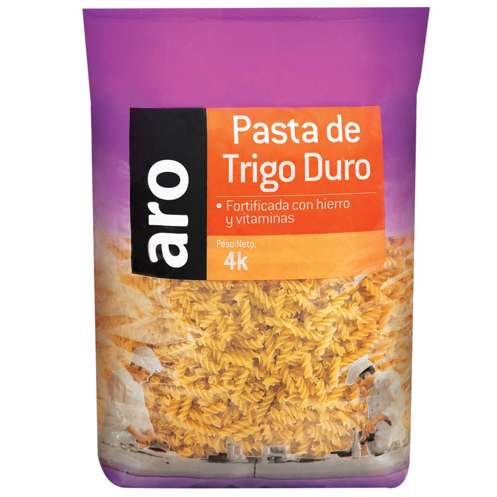 Fideos Tornillo ARO Bolsa x4Kg