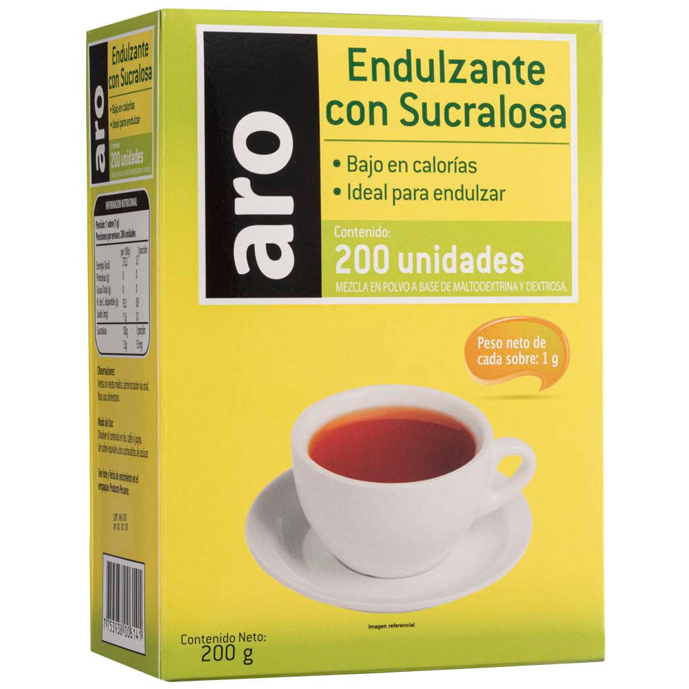 Endulzante con Sucralosa ARO Doypack 200un