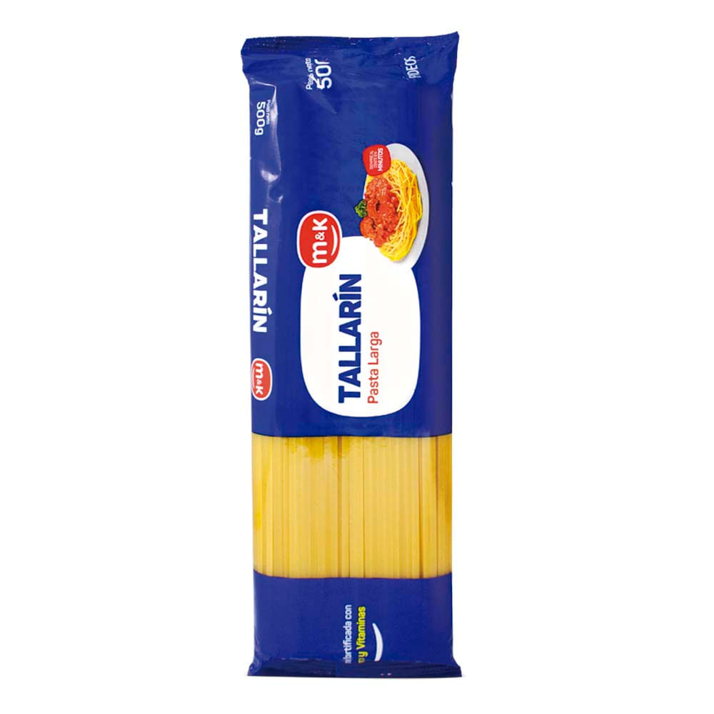 Fideos Largos M&K Bolsa 500g