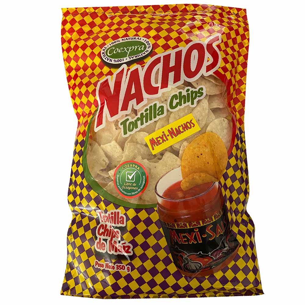 Tortillas Chips MEXI Nachos Paquete 350g