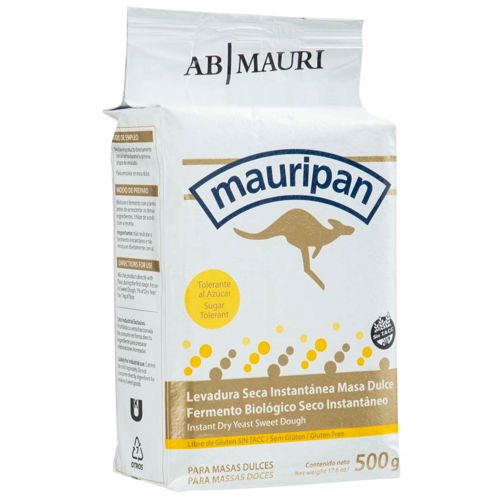 Levadura Instantánea MAURIPAN Bolsa 500g