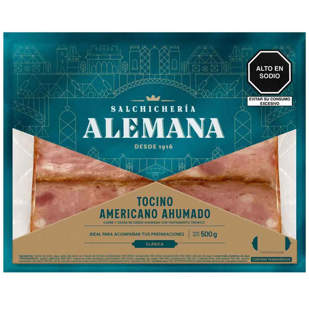 Tocino S. ALEMANA Paquete 500g