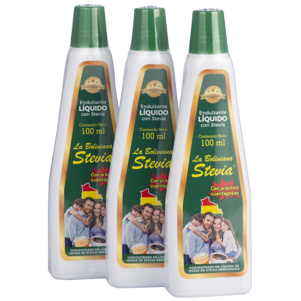 Endulzante Líquido LA BOLIVIANA Paquete 3un