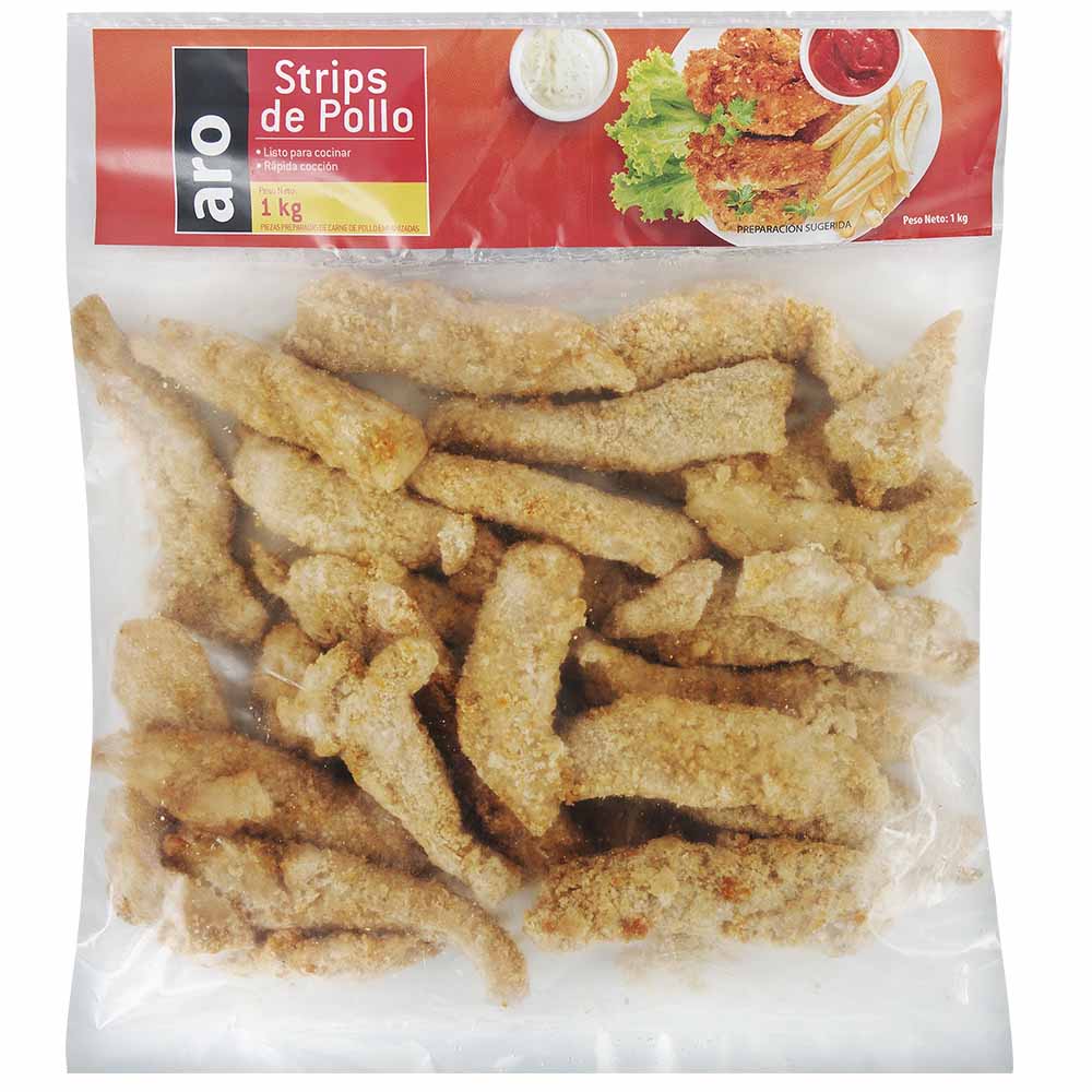Strips De Pollo Aro Bolsa 1Kg