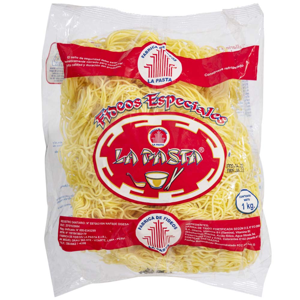 Fideos Chinos Delgados LA PASTA 1Kg