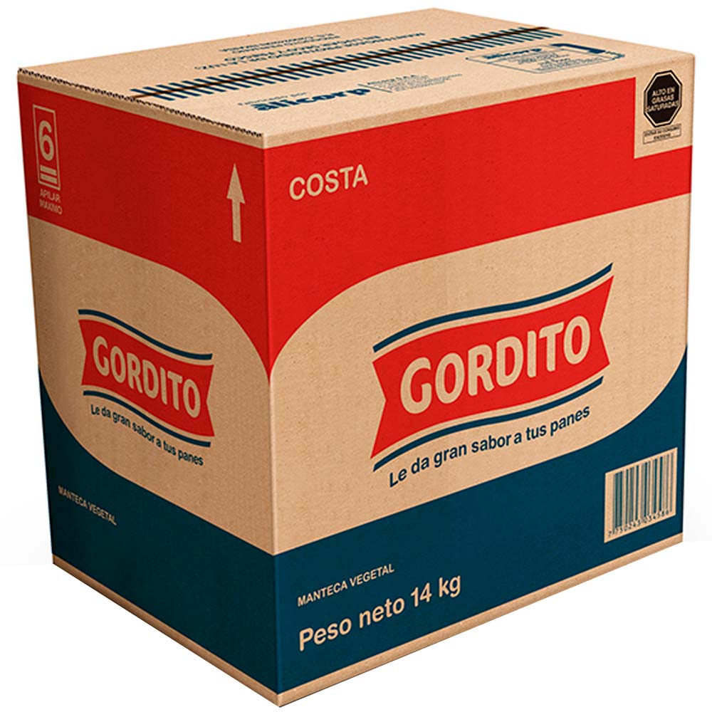 Manteca Vegetal GORDITO x 14Kg