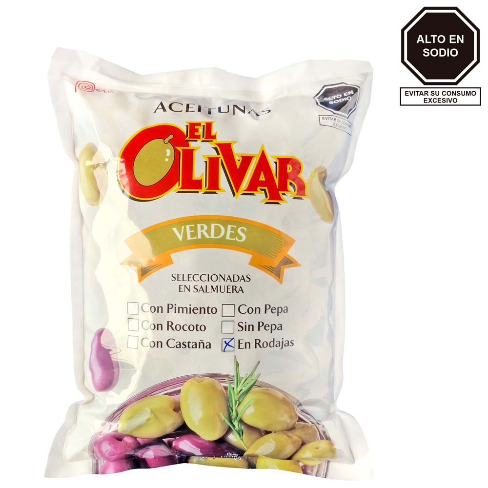 Aceituna Verde Deshuesada El Olivar 1 Kg