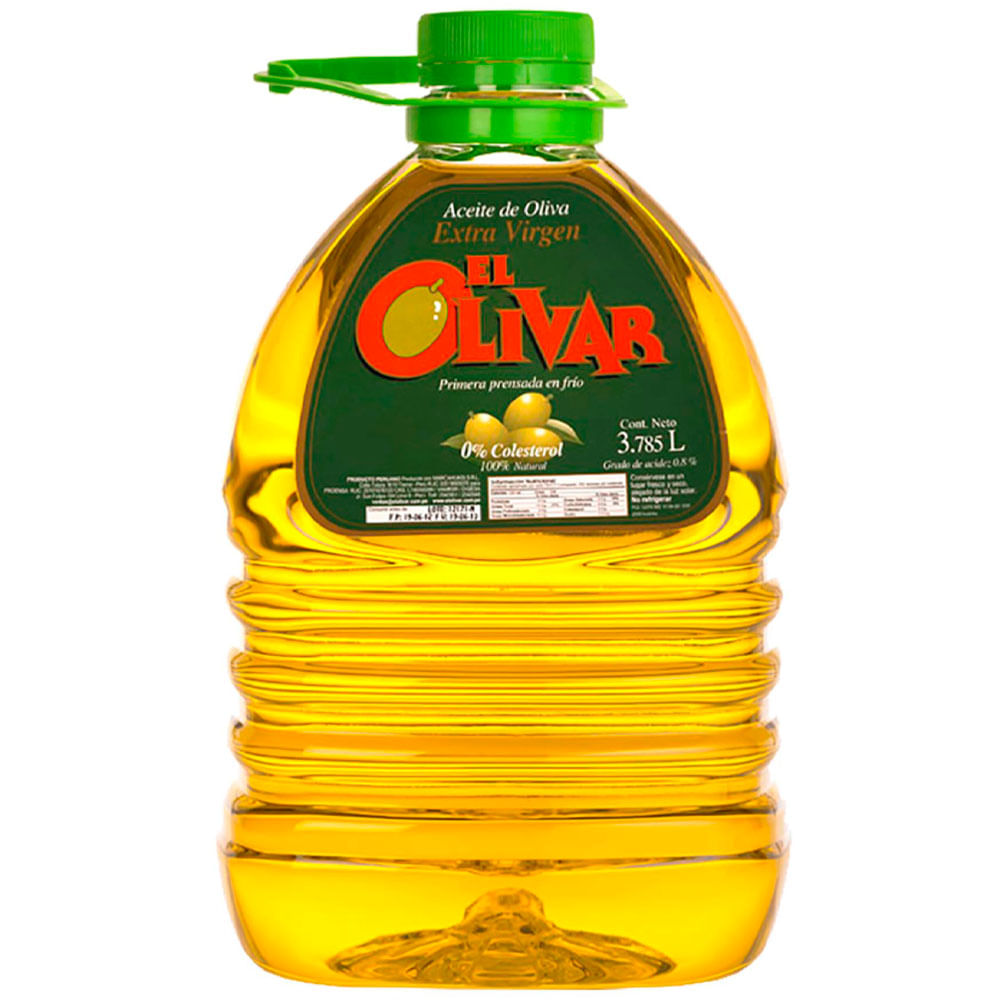 Aceite de Oliva EL OLIVAR Extra Virgen Galonera 3.785L