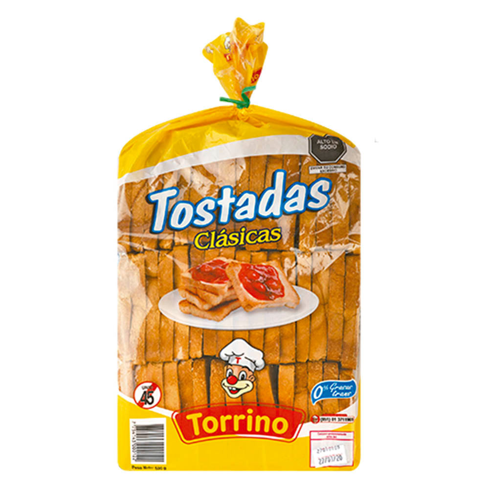Tostadas Torrino x 45un