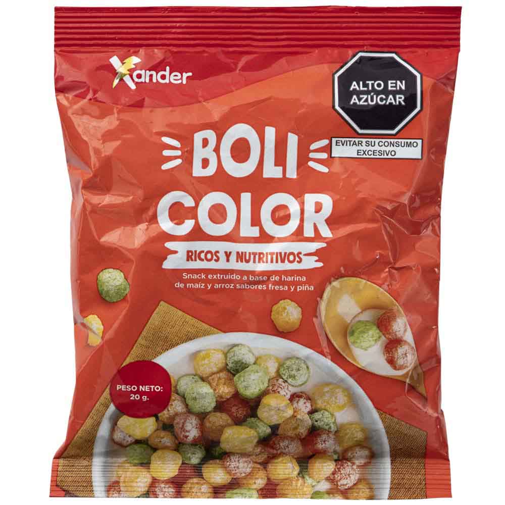 Cereal Xander RASIL Trigo Bolitas de Color 20g Paquete 12un