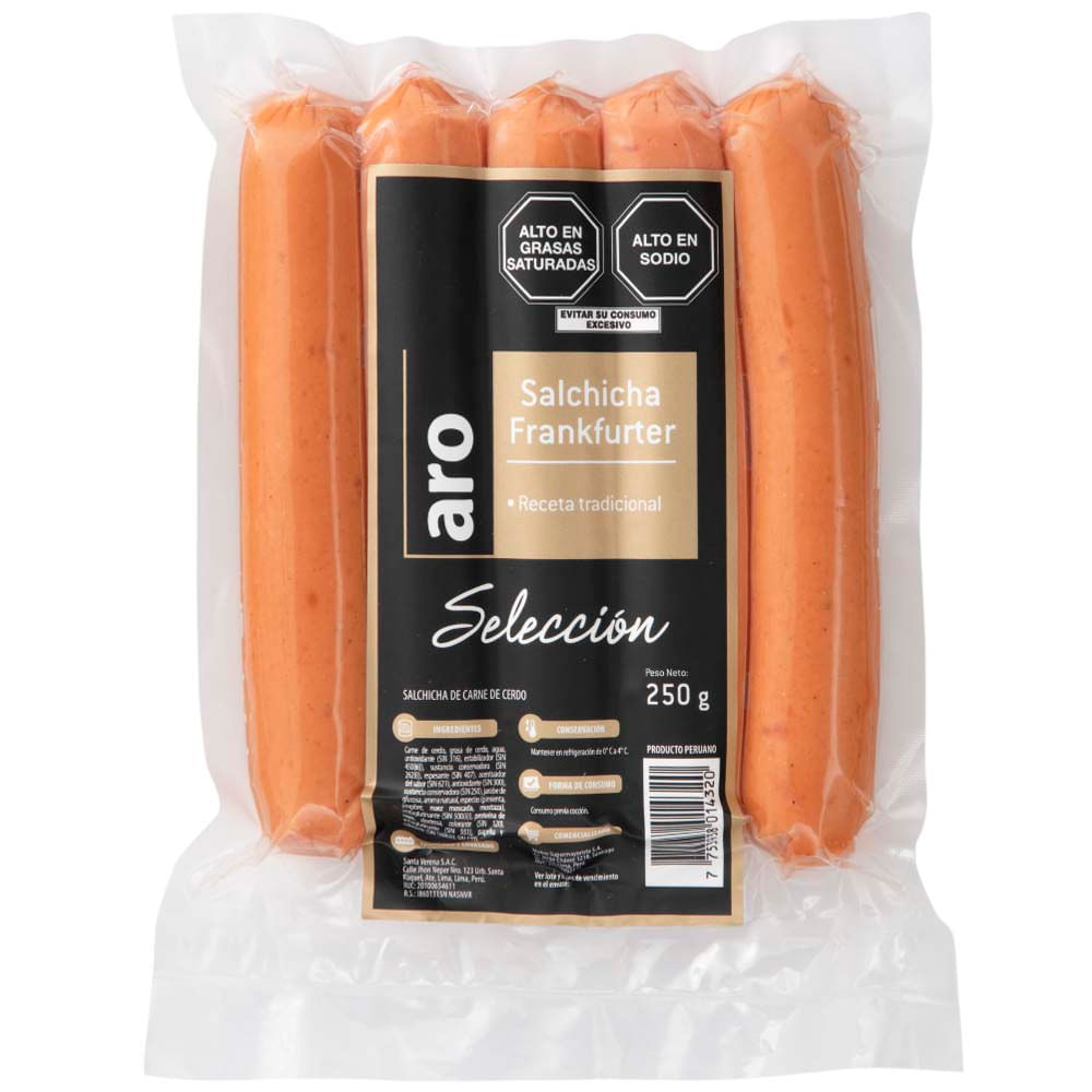 Salchicha Frankfurter ARO Selección x250g