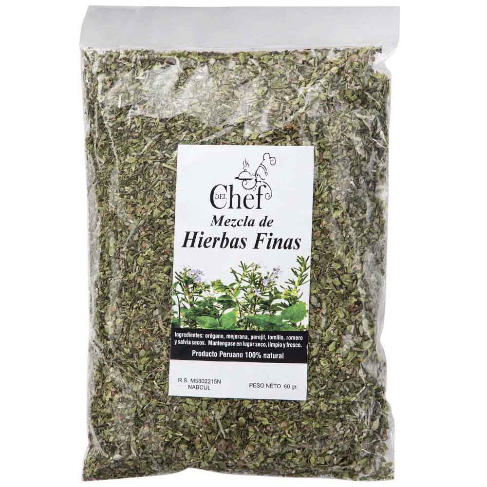 Finas Hierbas Secas DEL CHEF Frasco 60g