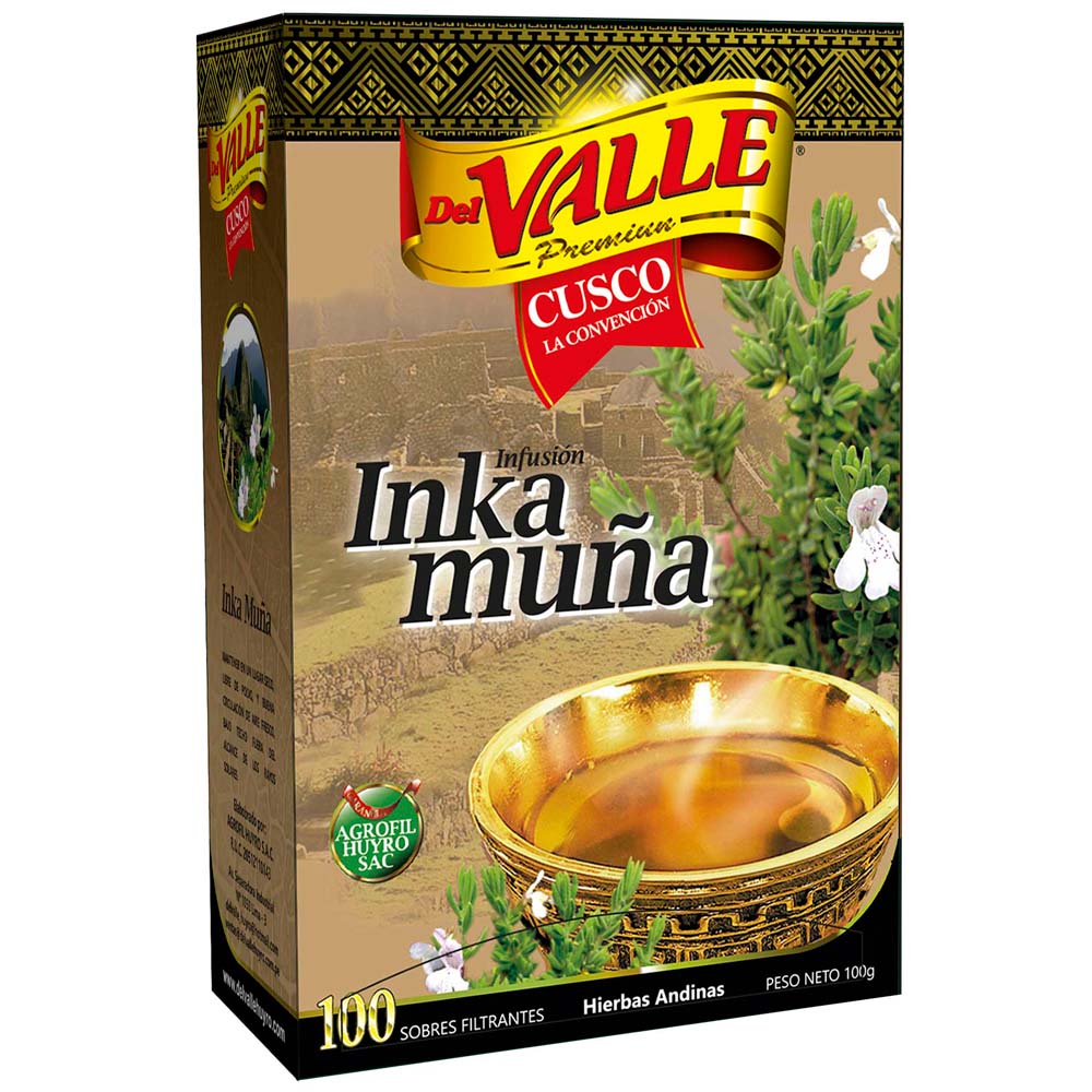 Inka Muña Del Valle Caja 100 Filtrantes