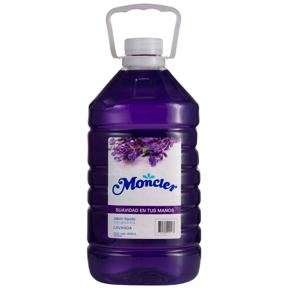 Jabón Líquido MONCLER Lavanda Frasco 4L