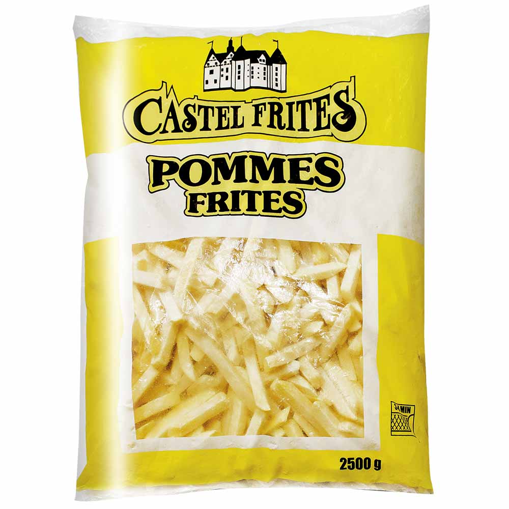 Papa Prefrita Congelada CASTEL 11x11 Bolsa 2.5 Kg