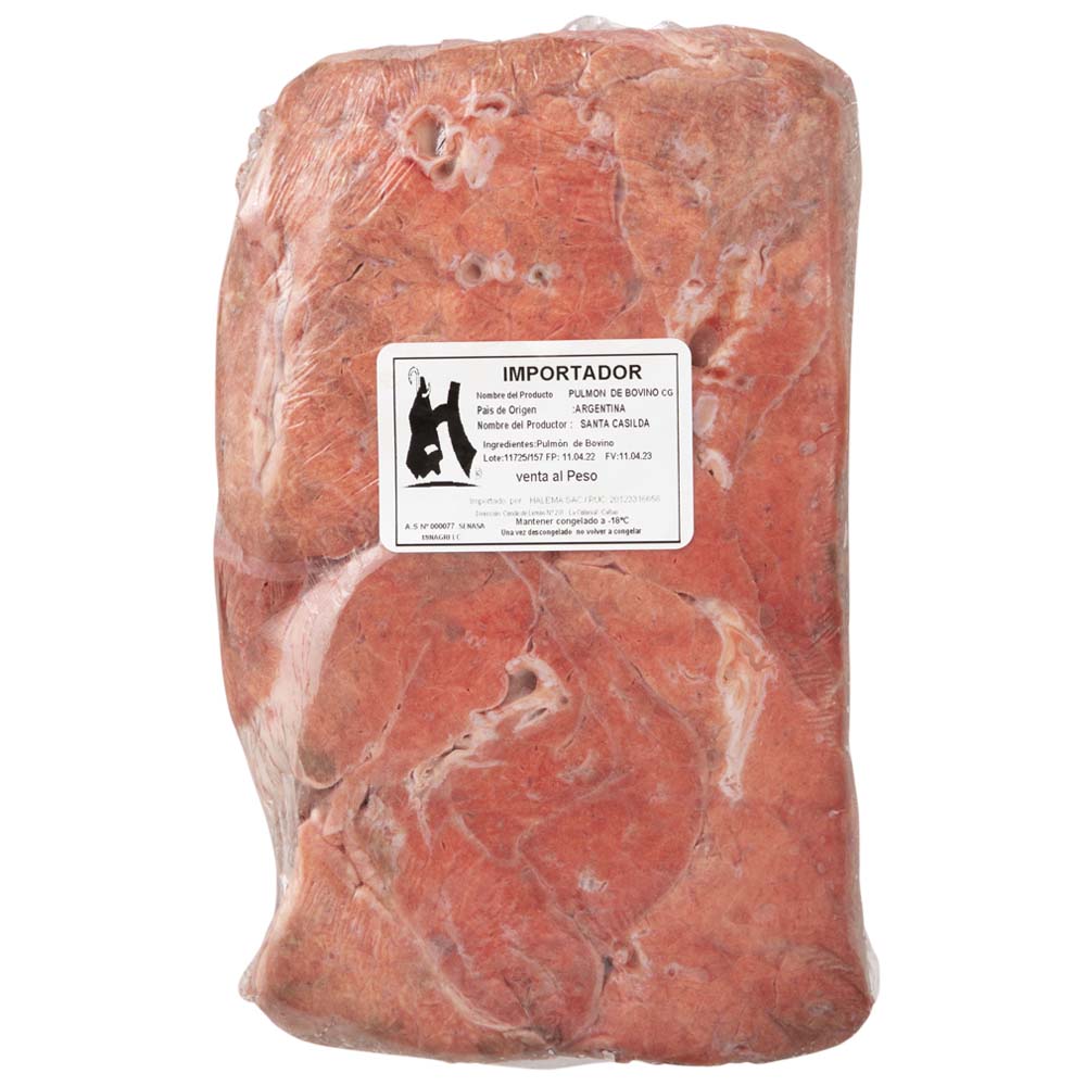 Pulmón HALEMA Congelado x kg