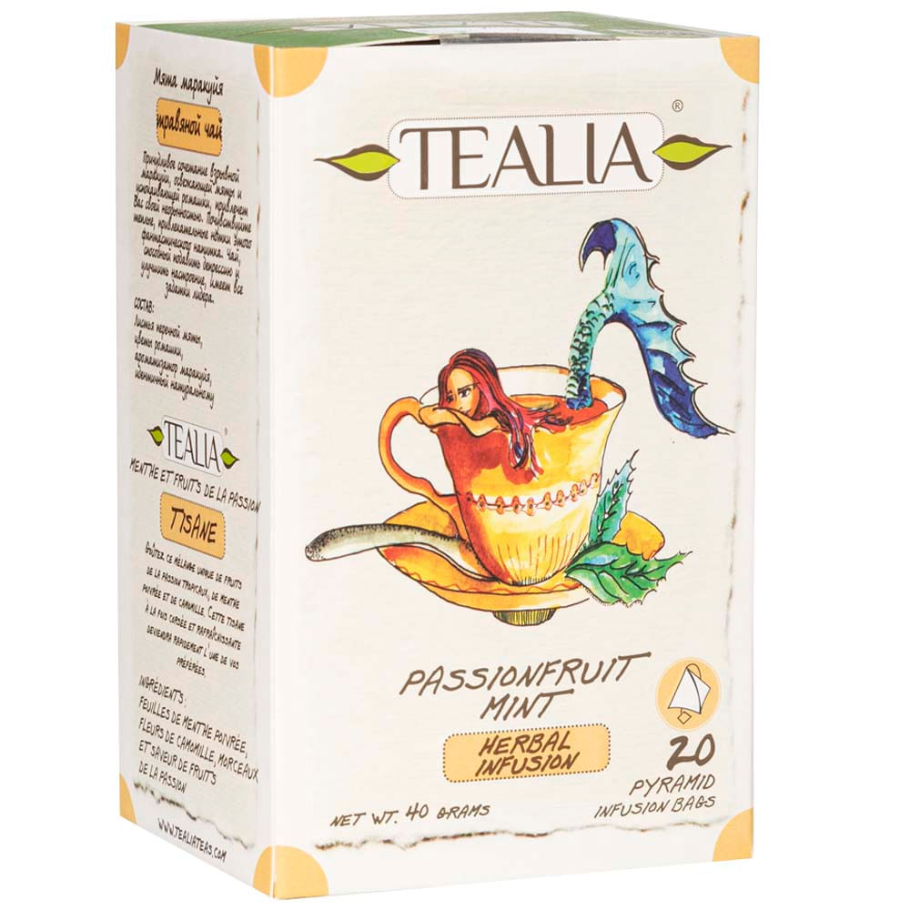 Té de Hierba Maracuya TEALIA Sobre 2g Paquete 20un