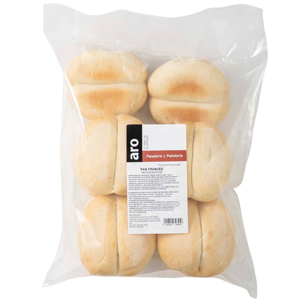 Pan Frances ARO Bolsa 10un