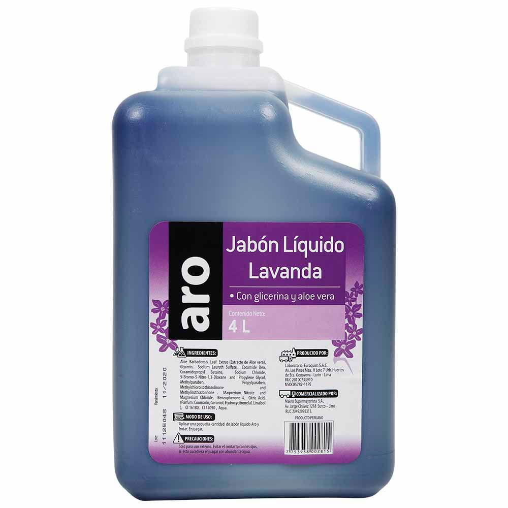 Jabón Líquido ARO Lavanda 4L