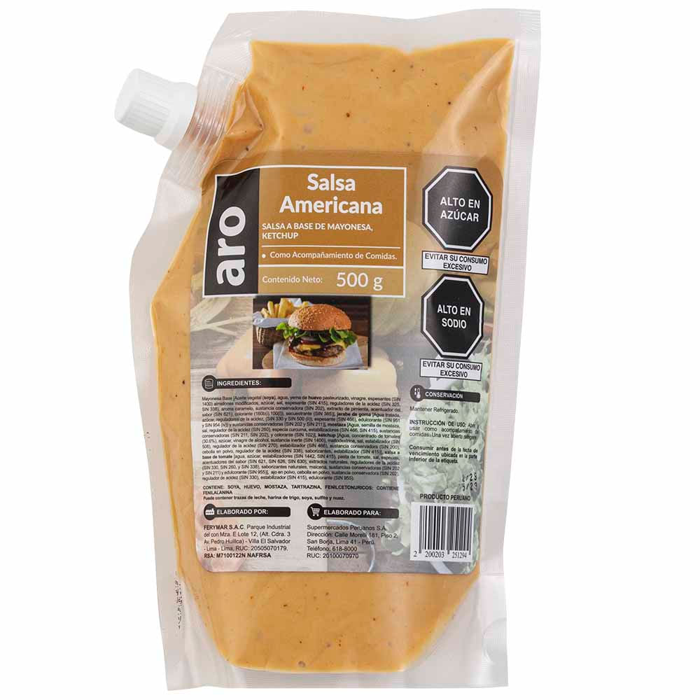Salsa Americana ARO Doypack 500g