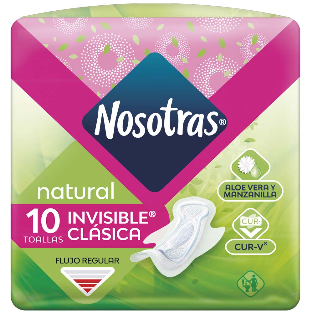Toalla Higiénica Invisible NOSOTRAS Paquete 10un
