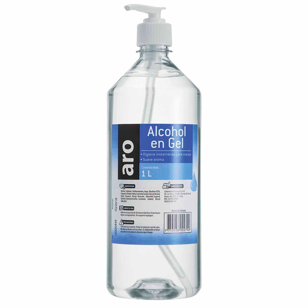 Alcohol en Gel ARO Suave 50-67 1L