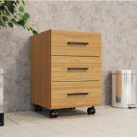 Cajonera Archivero Asamura Marrón R&R MUEBLES