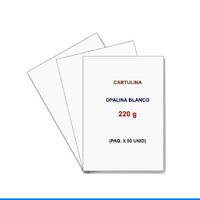 Cartulina Opalina Blanca A4 de 220gr