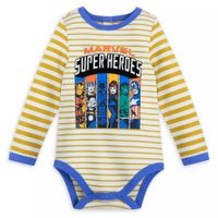 Body Shopdisney de Superheroes de Márvel 100% Algodón Manga Larga para Bebé Niño