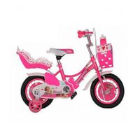 Bicicleta Para Niña Infantil Kids Aro 16 Luz Fucsia AI