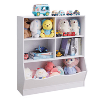 Juguetero Organizador Infantil Melissa Blanco - Muebles Bonno