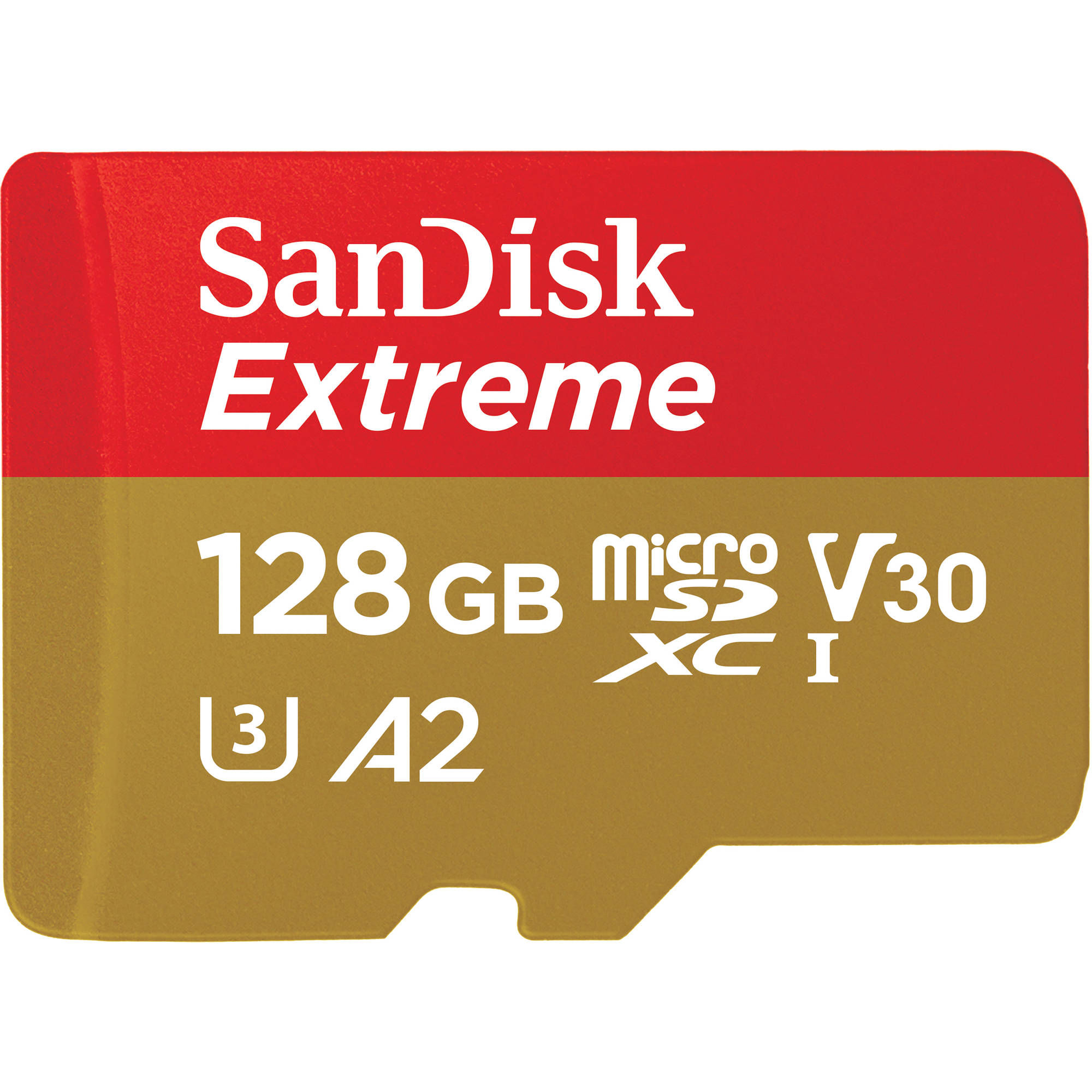 Memoria SanDisk 128GB Extreme UHS-I MicroSDXC A2 UHS-I V30 U3 - SDSQXA1-128G-GN6MA