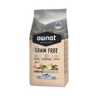 Alimento Ownat Just Libre de Granos Adulto Sabor Cordero 3Kg