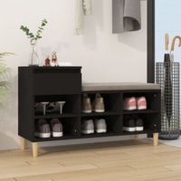 Zapatera Moderna Takuto Negro R&R MUEBLES